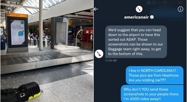 American Airlines ritrova bagaglio perso, ma è a 6000 km di distanza: «Lo recuperi il prima possibile»