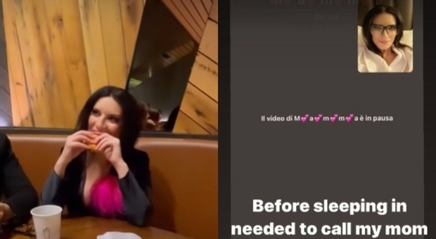 Laura Pausini, hamburger e videochiamata alla mamma dopo il galà dei Latin Grammy