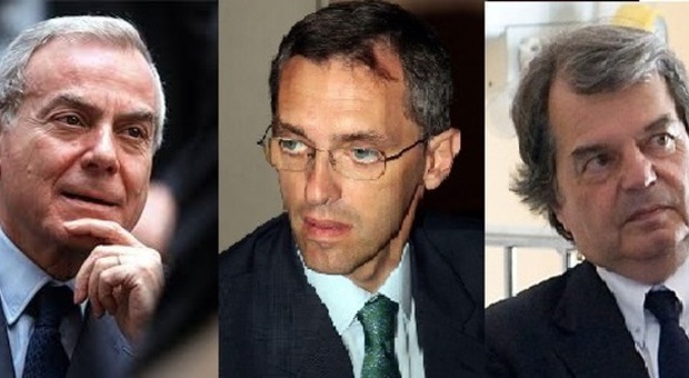 Gianni Letta, Nicolò Ghedini e Renato Brunetta