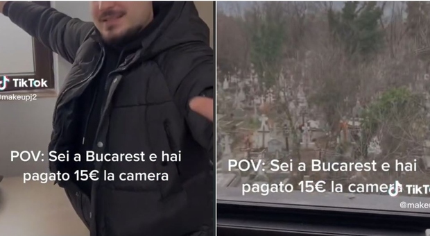 Coppia affitta camera a Bucarest ma resta sorpresa: «Dalla finestra vediamo il cimitero»