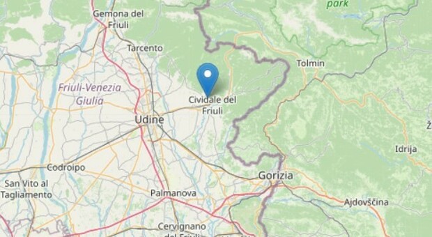 Terremoto in Friuli, due scosse con epicentro in provincia di Udine
