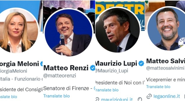 Twitter, chi sono i politici italiani più attivi? Dal premier Meloni al "trasversale" Renzi fino alla sorpresa Lupi