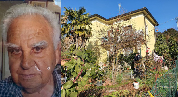 Il luogo della tragedia i via Gere a Pordenone e la vittima Giorgio Marchet, 78 anni