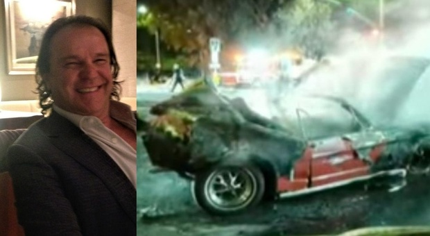 Andrea e il figlioletto Marco morti in California, la testimonianza choc: «Li sentivo urlare dentro l'auto avvolta dalle fiamme»