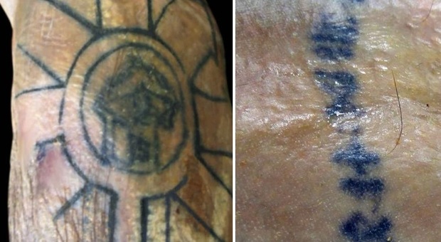 Cadavere ritrovato in Trentino. Particolari dei tatuaggi