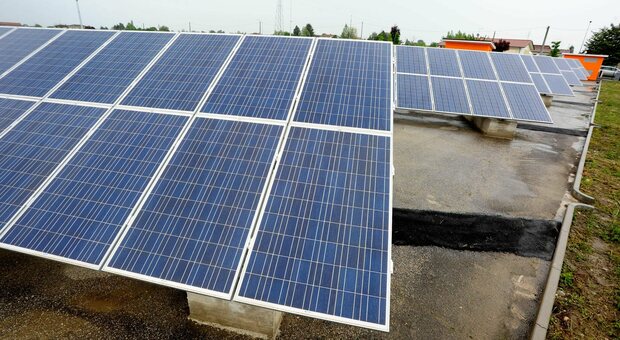 Il mega impianto fotovoltaico realizzato a Bagnolo di Po