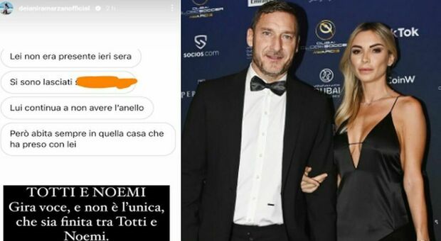Francesco Totti e Noemi Bocchi in crisi? Sul web la clamorosa indiscrezione: «Lui pensa ancora a Ilary»