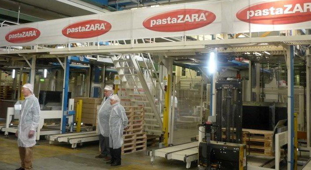 Lo stabilimento di Pasta Zara