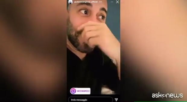 Giuliano Sangiorgi nel video su Instagram