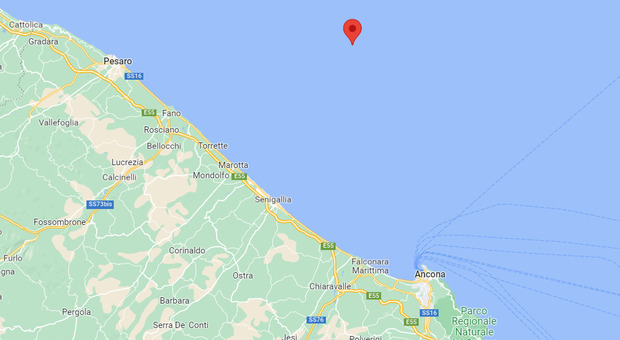 Terremoto Marche, scossa 3.2 in mare fra Pesaro e Ancona: avvertita dalla popolazione