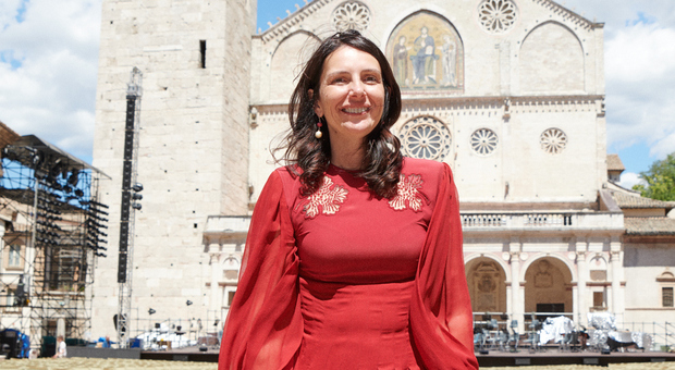 Marica Branchesi a Spoleto per il Premio Carla Fendi