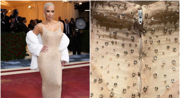 «Kim Kardashian ha rovinato l'abito di Marilyn Monroe indossato al Met Gala»: strappi e cristalli rotti, bufera sul web