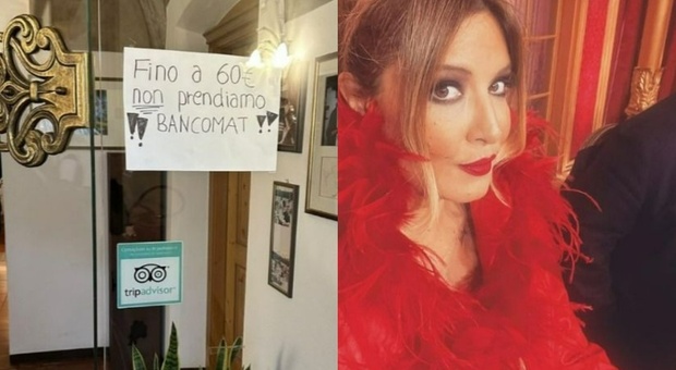 «Fino a 60 euro non prendiamo bancomat», il cartello in pasticceria a Bressanone. Selvaggia Lucarelli su tutte le furie