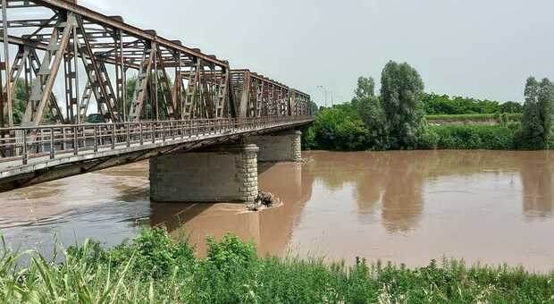 Il ponte sull'Adige a Boara Polesine