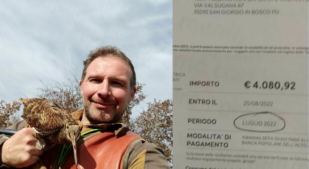 Antonio D'Anzi, titolare di una pizzeria, ha ricevuto una bolletta di 4 mila euro