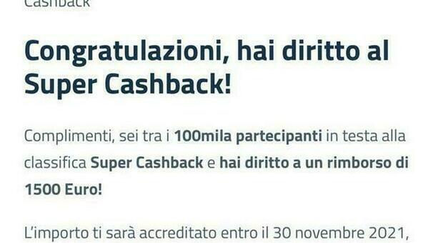 Super Cashback, classifiche e date: arrivati i primi rimborsi fino a 1.500 euro