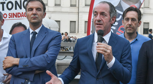 Massimo Bitonci a sin e Luca Zaia