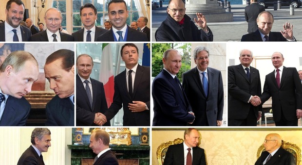 Putin, ambasciata russa condivide su Facebook foto dello Zar con politici italiani: «C'è molto da ricordare»