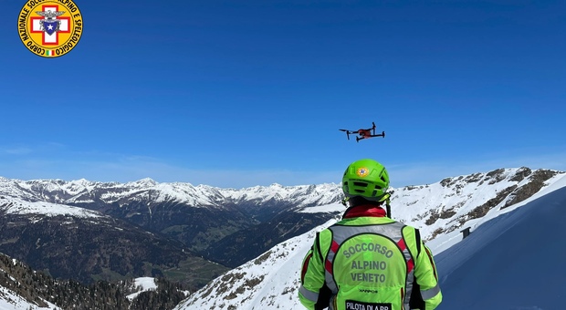 Soccorso alpino bellunese all'avanguardia nell'utilizzo dei droni