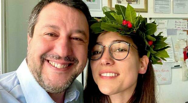 Francesca Verdini si è laureata, Matteo Salvini si congratula: «Qualcuno è diventato dottore»