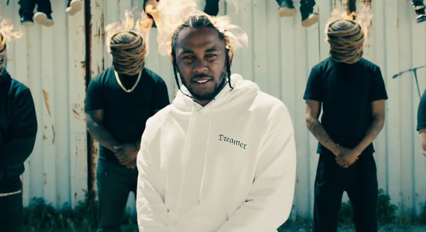 Kendrick Lamar nel video "Humble"