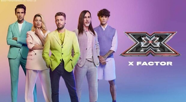 I giudici di X Factor 2021 con Ludovico Tersigni