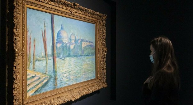 Il Canal Grande di Monet realizzato durante il soggiorno dell'artista a Venezia