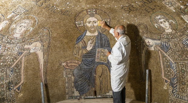I nuovi affreschi recuperati a Torcello
