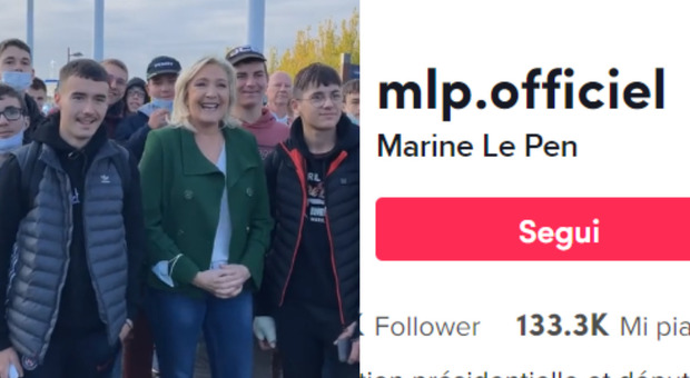 Marine Le Pen, un TikTok con musica dei Maneskin: sui social alla ricerca di voti giovani