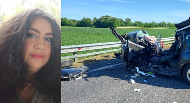 L'auto coinvolta nell'incidente è andata completamente distrutta e la vittima Adele Ullucci