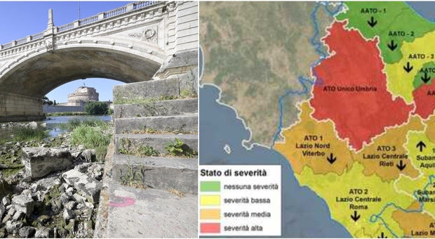 Lazio, arriva l'emergenza idrica: ecco le zone e i comuni più a rischio razionamento. La mappa aggiornata