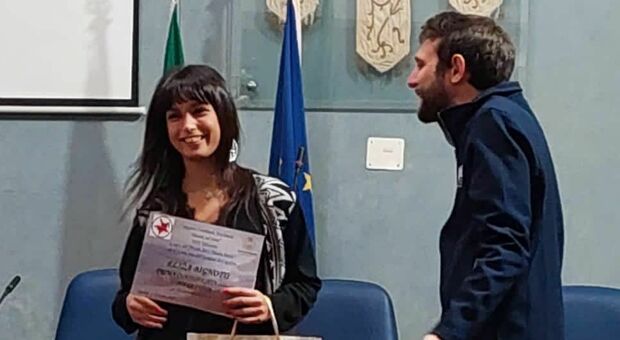 Eliza, 18 anni, premiata in Liguria