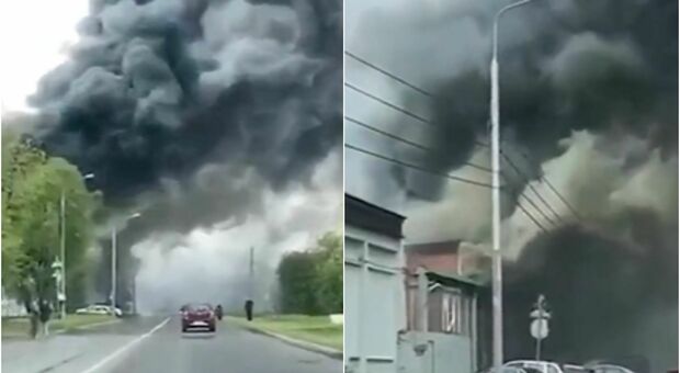 Incendio a Mosca, brucia un magazzino nella zona sud della Capitale: nuovo caso sospetto