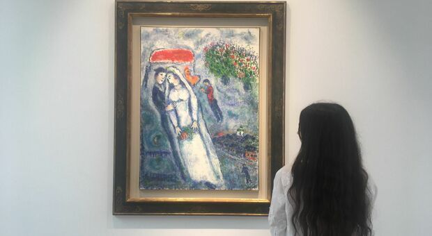 LA MOSTRA Chagall, "Les Mariés sur fond bleu" esposta alla 21Gallery