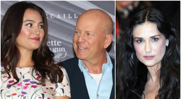 Bruce Willis, la moglie frena il gossip: «Demi Moore a casa nostra per curarlo? Mai sentita una cosa più stupida»
