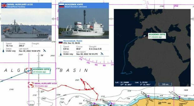 Nave russa Akademik entra nel Mediterraneo, allarme Nato: si muove la Royal Navy