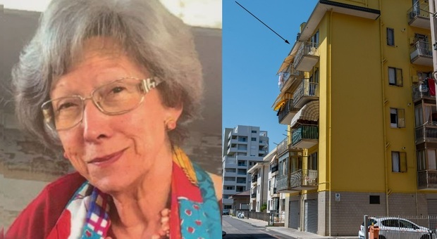 Il condominio e Maria Ines Bellemo, ex insegnante di 76 anni