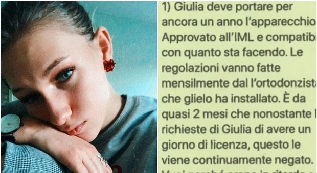 Giulia Schiff: le botte, il nonnismo, le chat con le foto delle frustate. Ma resta fuori dall'Aeronautica