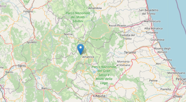 Terremoto a Rieti di 3.1, epicentro a Cittareale: tre scosse avvertite in tutta la provincia