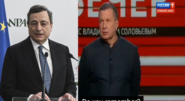 Russia, il giornalista Solovyov alla tv russa "spara a zero" sull'Italia e Draghi: «Non l'ha eletto nessuno»