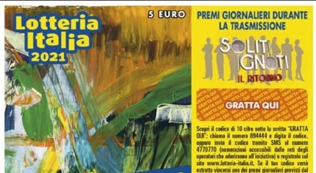 Italiani pazzi per la Lotteria Italia 2021: comprati già 5,7 milioni di biglietti. Volano le vendite in Autogrill