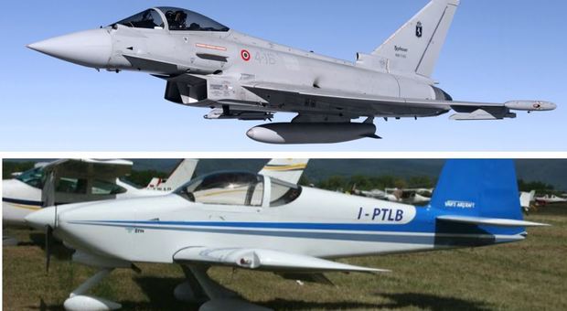 Aereo sospetto nei cieli italiani intercettato da due caccia Eurofighter