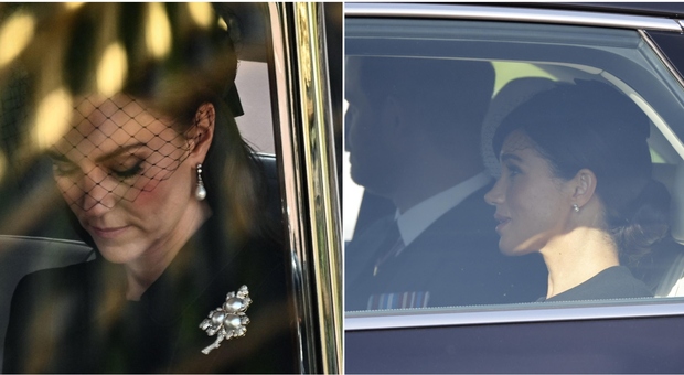 Kate Middleton e Meghan Markle, l'omaggio alla regina Elisabetta e Lady Diana: la tradizione delle "perle da lutto"