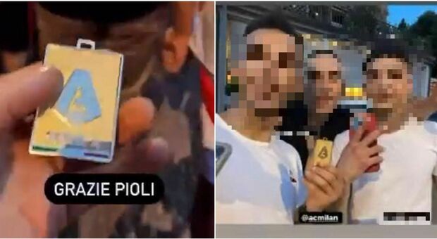 Pioli, tifoso del Milan pubblica video con la medaglia scudetto rubata al tecnico
