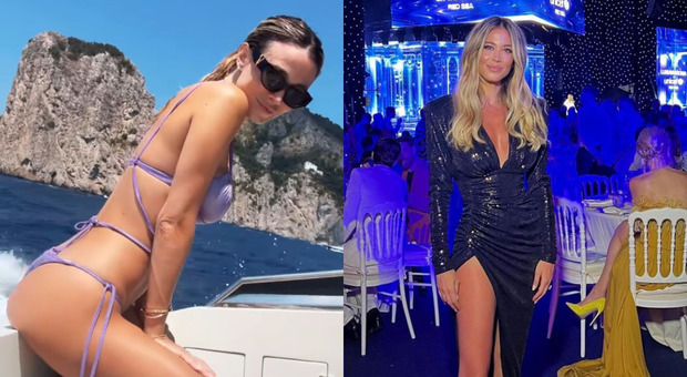 Diletta Leotta, pazzo weekend a Capri. Dopo il concerto privato di Jennifer Lopez ha sfoggiato il bikini in barca