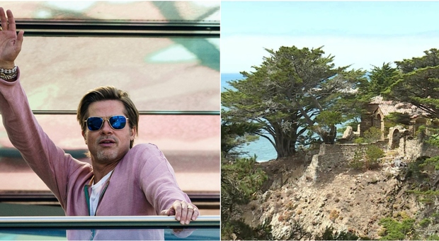Una parte della villa di Brad Pitt a Carmel by the sea in California