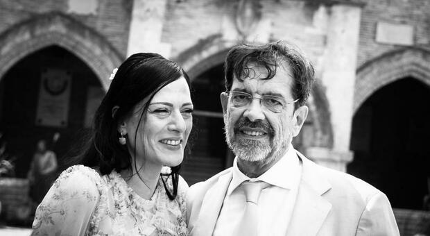 Antonio Tieghi con la moglie Sonia Graziani