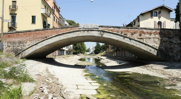Padova, corsi d'acqua a secco