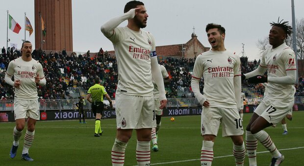 Venezia-Milan 0-3: Leao ispira, Ibahimovic e Theo Hernandez segnano