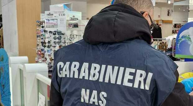 Carabinieri Nas nel bazar cinese: sanzioni per decine di migliaia di euro
